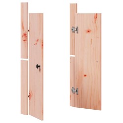 Portes de cuisine extérieure 2 pcs 50x9x82 cm Bois massif de Douglas 