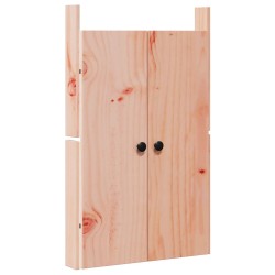 Portes de cuisine extérieure 2 pcs 50x9x82 cm Bois massif de Douglas 