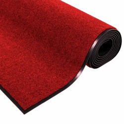 Paillasson Rectangulaire Rouge 90x150 cm 