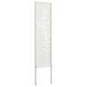 Panneau décoratif de jardin Blanc 32 x 140 cm 