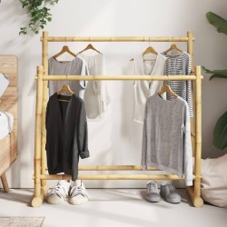 Porte-vêtement 100x30x100 cm bambou 