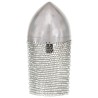 Casque de chevalier antique pour GN Argenté Acier 
