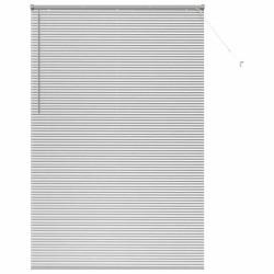 Store de Fenêtre avec des rideaux Autre Argenté 80 x 130 cm Aluminium 