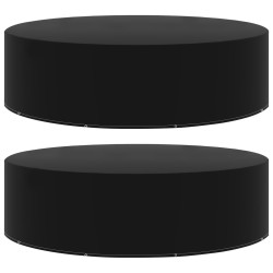 Housses de salon de jardin 2 pcs 10 œillets 205x90 cm 
