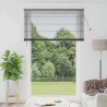 Store de Fenêtre Gris foncé 80 x 130 cm Aluminium 