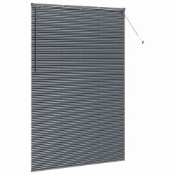 Store de Fenêtre Gris foncé 80 x 130 cm Aluminium 