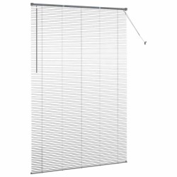 Store de Fenêtre Gris foncé 80 x 130 cm Aluminium 