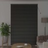 Store de Fenêtre avec des rideaux Autre Noir 80 x 130 cm Aluminium 