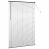 Store de Fenêtre avec des rideaux Autre Noir 80 x 130 cm Aluminium 