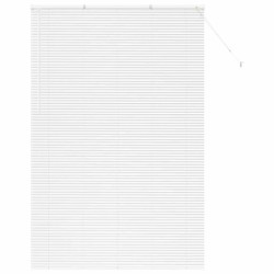 Store de Fenêtre avec des rideaux Autre Blanc 80 x 130 cm Aluminium 