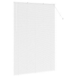 Store de Fenêtre avec des rideaux Autre Blanc 80 x 130 cm Aluminium 