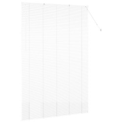 Store de Fenêtre avec des rideaux Autre Blanc 80 x 130 cm Aluminium 