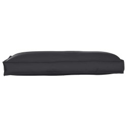 Coussin de palette pour siège/dossier noir 120 x 60 x 12 cm en tissu Oxford 