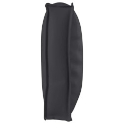 Coussin de palette pour siège/dossier noir 120 x 60 x 12 cm en tissu Oxford 