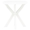 Table de bistro Blanc Ø70 cm Plastique 