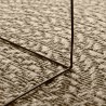 Tapis ZIZUR beige 80x250 cm aspect de jute intérieur extérieur 
