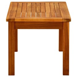 Table basse de jardin 70x40x36 cm Bois solide d'acacia 