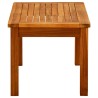 Table basse de jardin 70x40x36 cm Bois solide d'acacia 