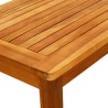 Table basse de jardin 70x40x36 cm Bois solide d'acacia 