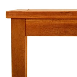 Table basse de jardin 70x40x36 cm Bois solide d'acacia 