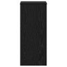 Supports de plantes 2 pcs chêne noir 30 x 30 x 70 cm en bois d'ingénierie 