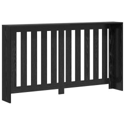 Cache-radiateur Chêne noir 149x20x82 cm Bois d'ingénierie 