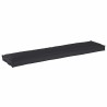 Coussins de palette pour banc 2 pcs Noir 180x40x8 cm Tissu Oxford 