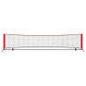 Filet de tennis noir et rouge 396 x 92 x 87 cm Polyester 