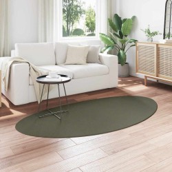 Tapis Vert forêt 100 x 200 cm Jute 