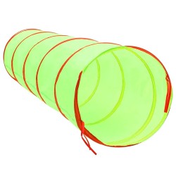 Tunnel de jeu pour enfants avec 250 balles Vert 175cm Polyester 