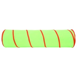Tunnel de jeu pour enfants avec 250 balles Vert 175cm Polyester 