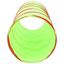 Tunnel de jeu pour enfants avec 250 balles Vert 175cm Polyester 