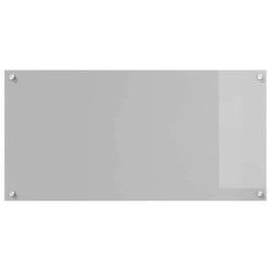 Éclairage de cuisine Gris clair 100x50x0,6 cm en verre trempé 