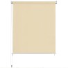 Store roulant d'extérieur 200 x 140 cm Couleur crème 