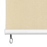 Store roulant d'extérieur 200 x 140 cm Couleur crème 