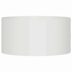 Pots en métal blanc Blanc Métal 40 cm de diamètre Pots en métal 
