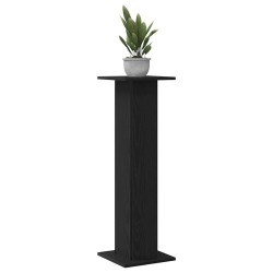 Support de plante 2 pcs Chêne noir 30x30x95 cm Bois d'ingénierie 