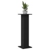 Support de plante 2 pcs Chêne noir 30x30x95 cm Bois d'ingénierie 