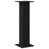 Support de plante 2 pcs Chêne noir 30x30x95 cm Bois d'ingénierie 