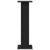Support de plante 2 pcs Chêne noir 30x30x95 cm Bois d'ingénierie 