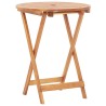 Table pliable de jardin 60x75 cm bois d'acacia massif 