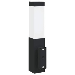 Luminaires Muraux D'extérieur Avec Capteur 2 pièces Acier Inoxydable Noir IP44 