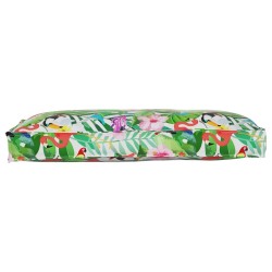 Coussin de Palette Siège/Dossier Tropicale 120x60x12 cm en tissu Oxford 