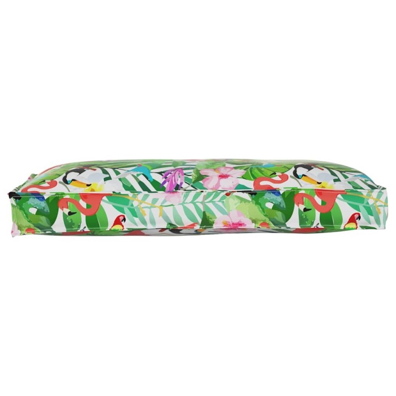 Coussin de Palette Siège/Dossier Tropicale 120x60x12 cm en tissu Oxford 