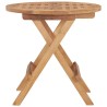 Table pliable de jardin 50x50x50 cm Bois de teck solide 