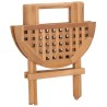 Table pliable de jardin 50x50x50 cm Bois de teck solide 