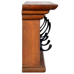 Portemanteau mural 70x10x20 cm Bois de teck massif 