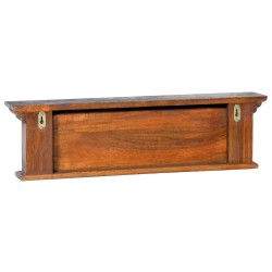 Portemanteau mural 70x10x20 cm Bois de teck massif 