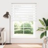 Store zèbre blanc 165x230 cm largeur du tissu 160,9cm polyester 