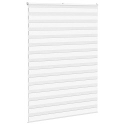 Store zèbre blanc 165x230 cm largeur du tissu 160,9cm polyester 